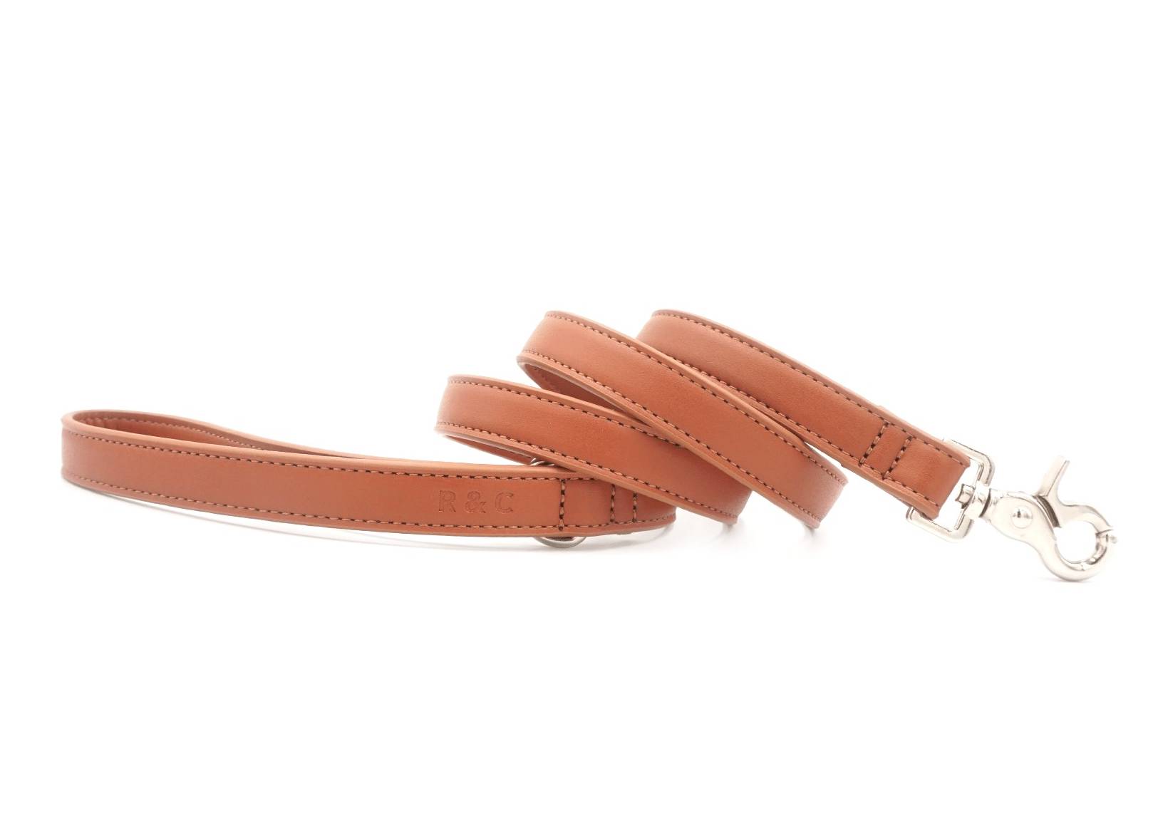 Brown Eco Leather Dog Lead - Ralph & Co