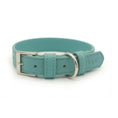 Load image into Gallery viewer, Duck Egg Blue Leather Dog Collar - Ralph & Co