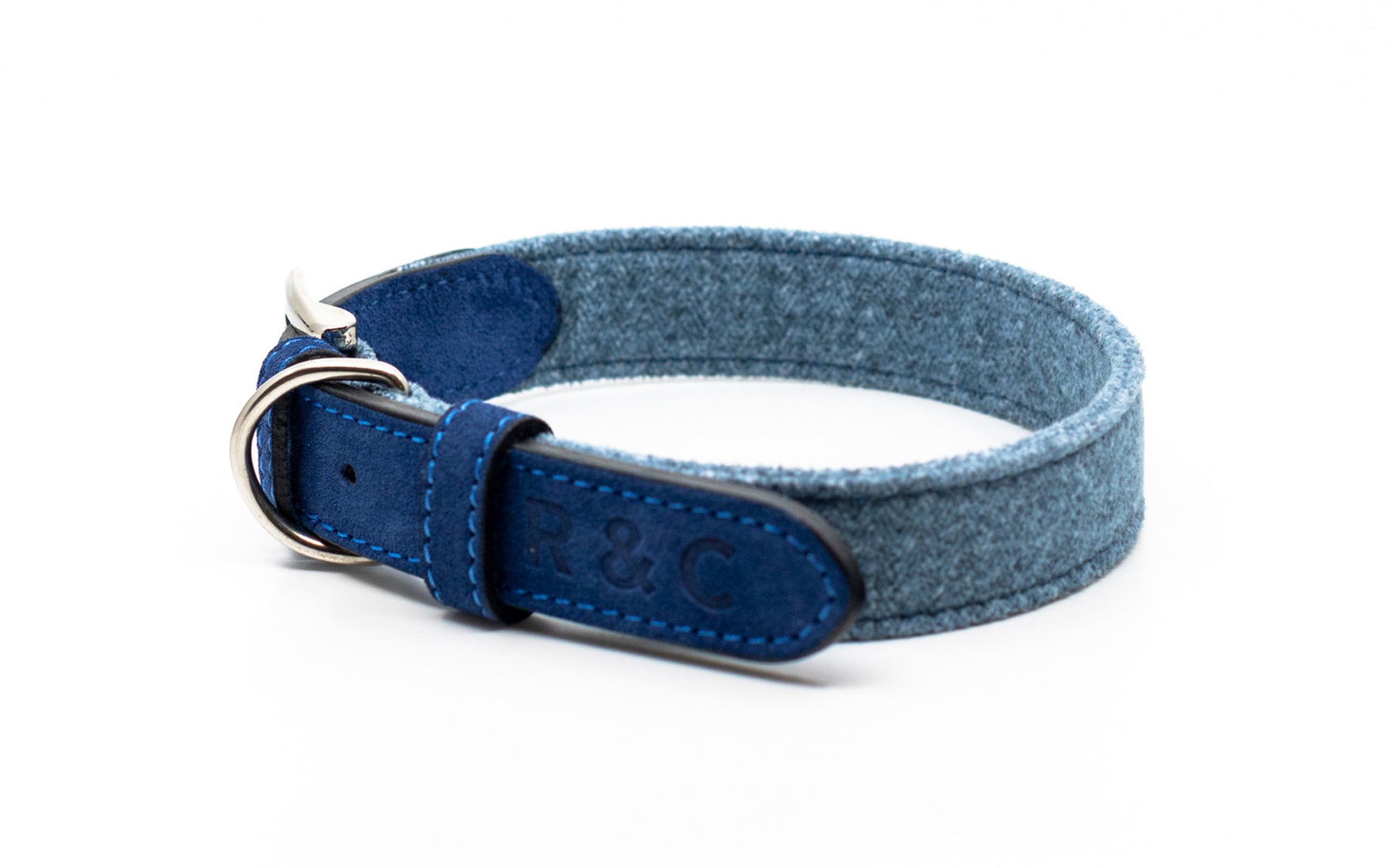 Fabric & Leather Collar - Rayleigh - Ralph & Co