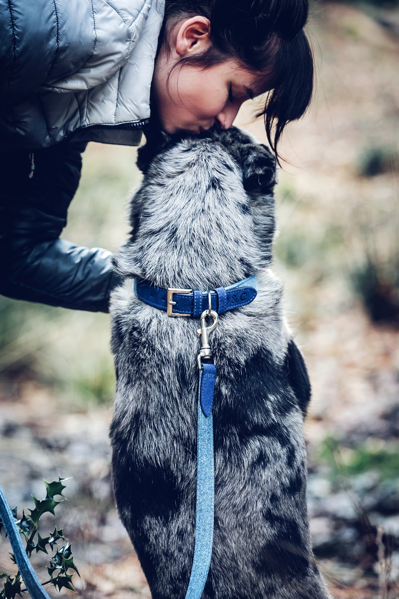 Fabric & Leather Collar - Rayleigh - Ralph & Co