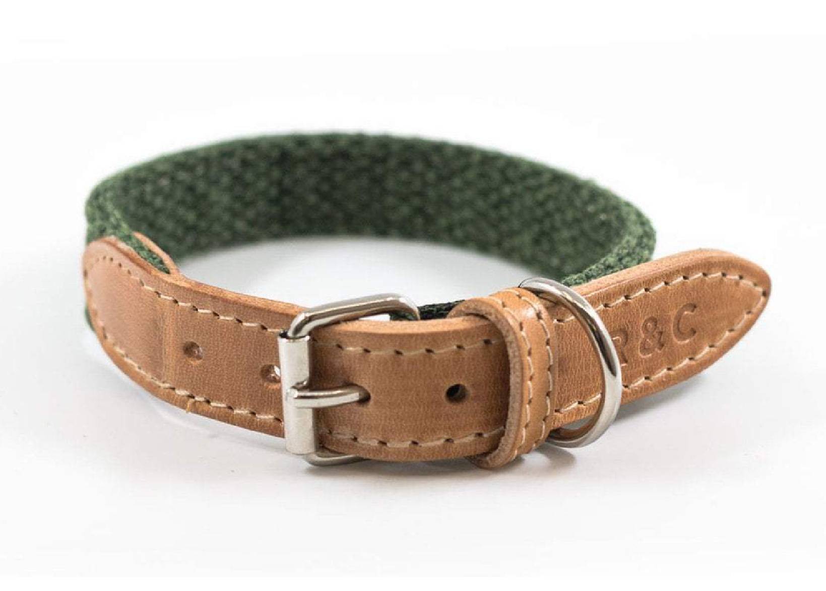 Fabric & Leather Collar - Richmond - Ralph & Co