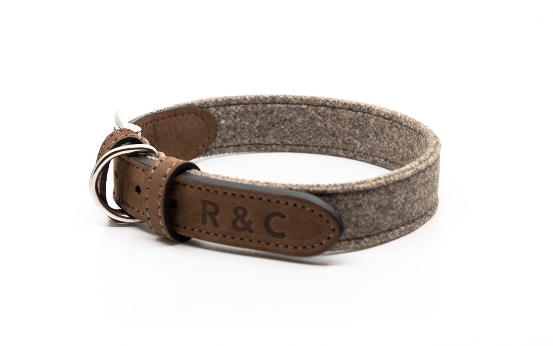 Fabric & Leather Collar - Sherbourne - Ralph & Co