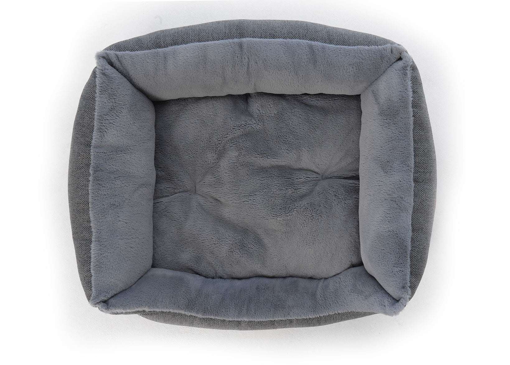 Herringbone Grey Dog Bed | Balmoral - Ralph & Co