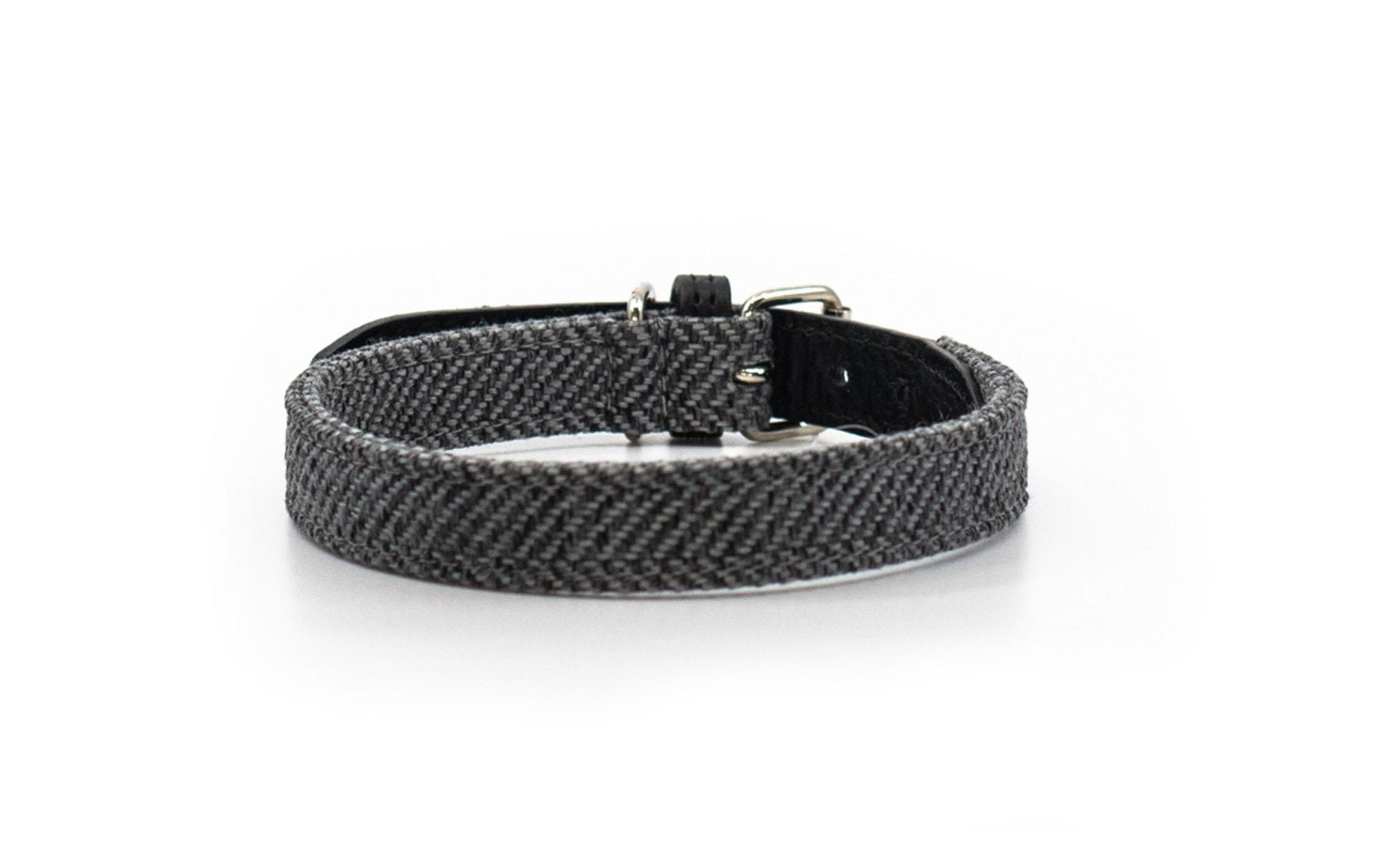 Herringbone & Leather Collar - Balmoral - Ralph & Co