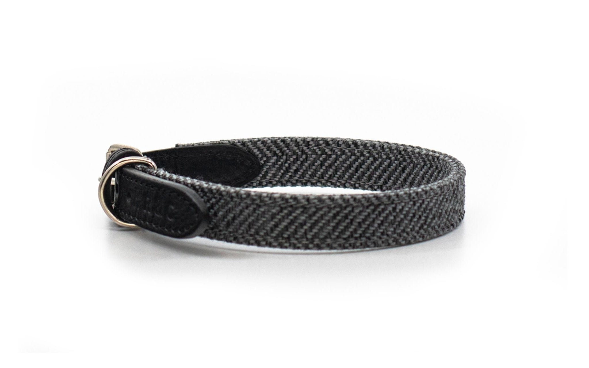 Herringbone & Leather Collar - Balmoral - Ralph & Co