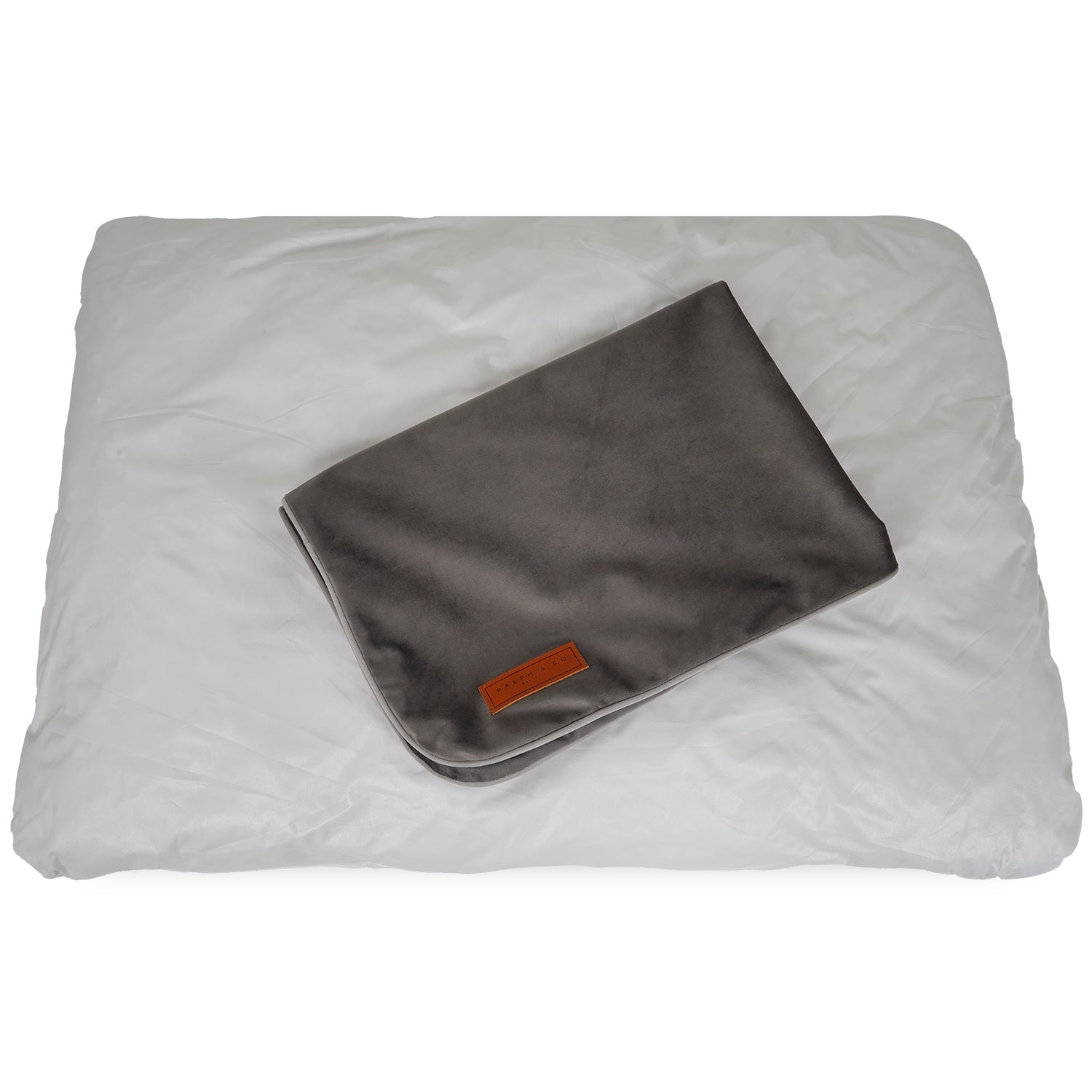 Luxury Dog Crate Bed | Grey - Ralph & Co