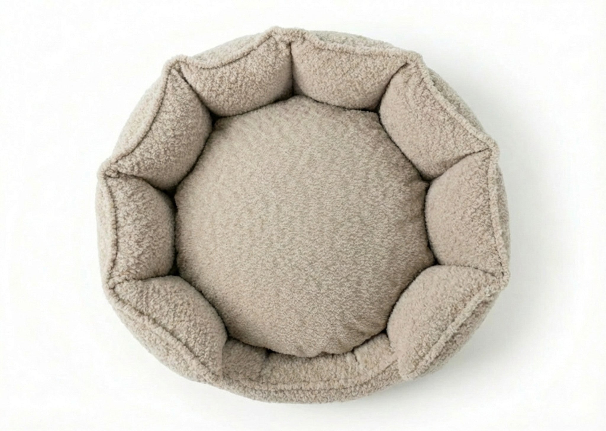 Luxury High Wall Boucle Dog Bed With Removable Covers | Cotswold - Ralph & Co