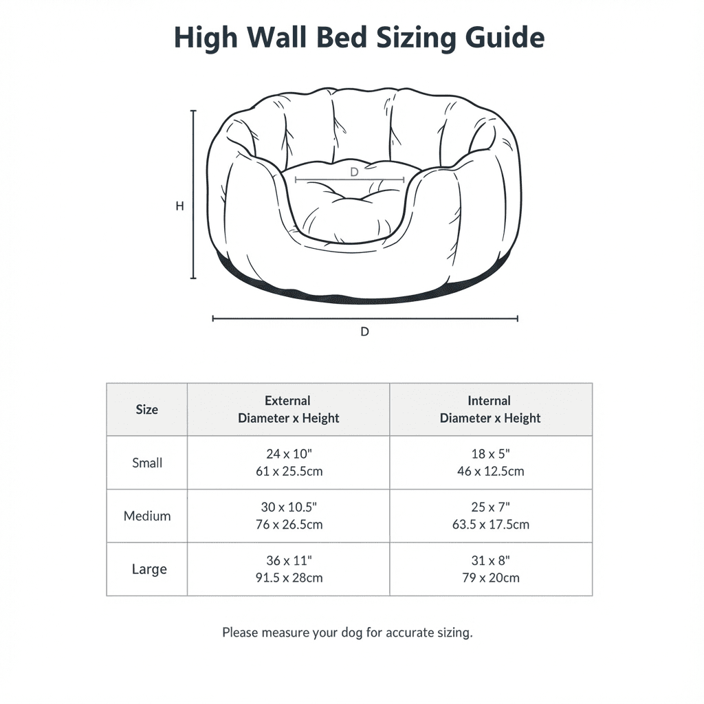 Luxury High Wall Boucle Dog Bed With Removable Covers | Cotswold - Ralph & Co