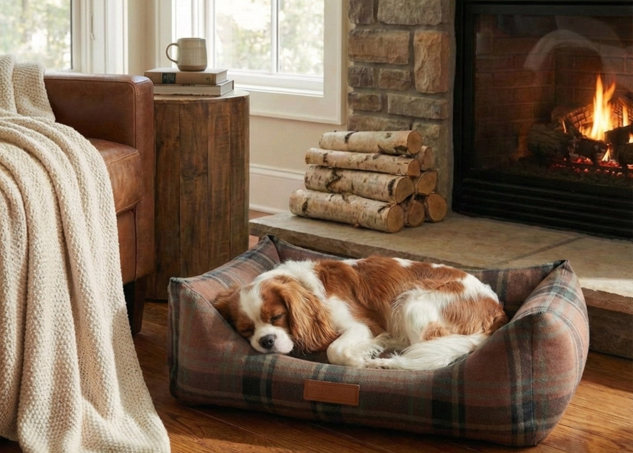 Luxury Tartan Dog Bed With Removable Covers | Marlow - Ralph & Co