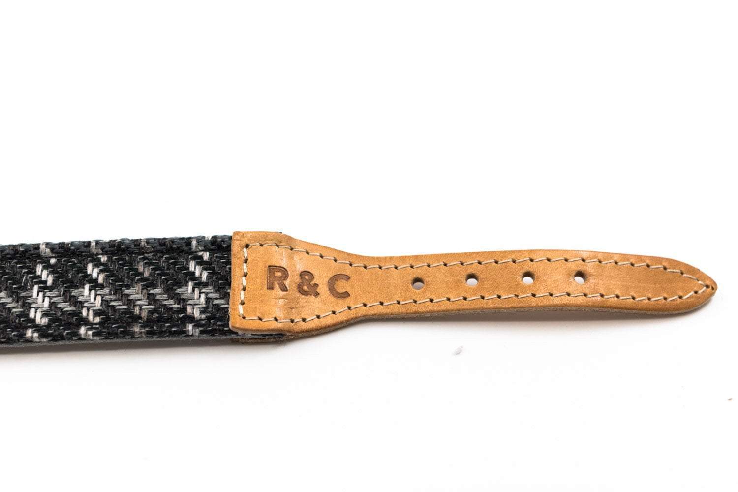 Tweed & Leather Dog Collar - Ascot - Ralph & Co