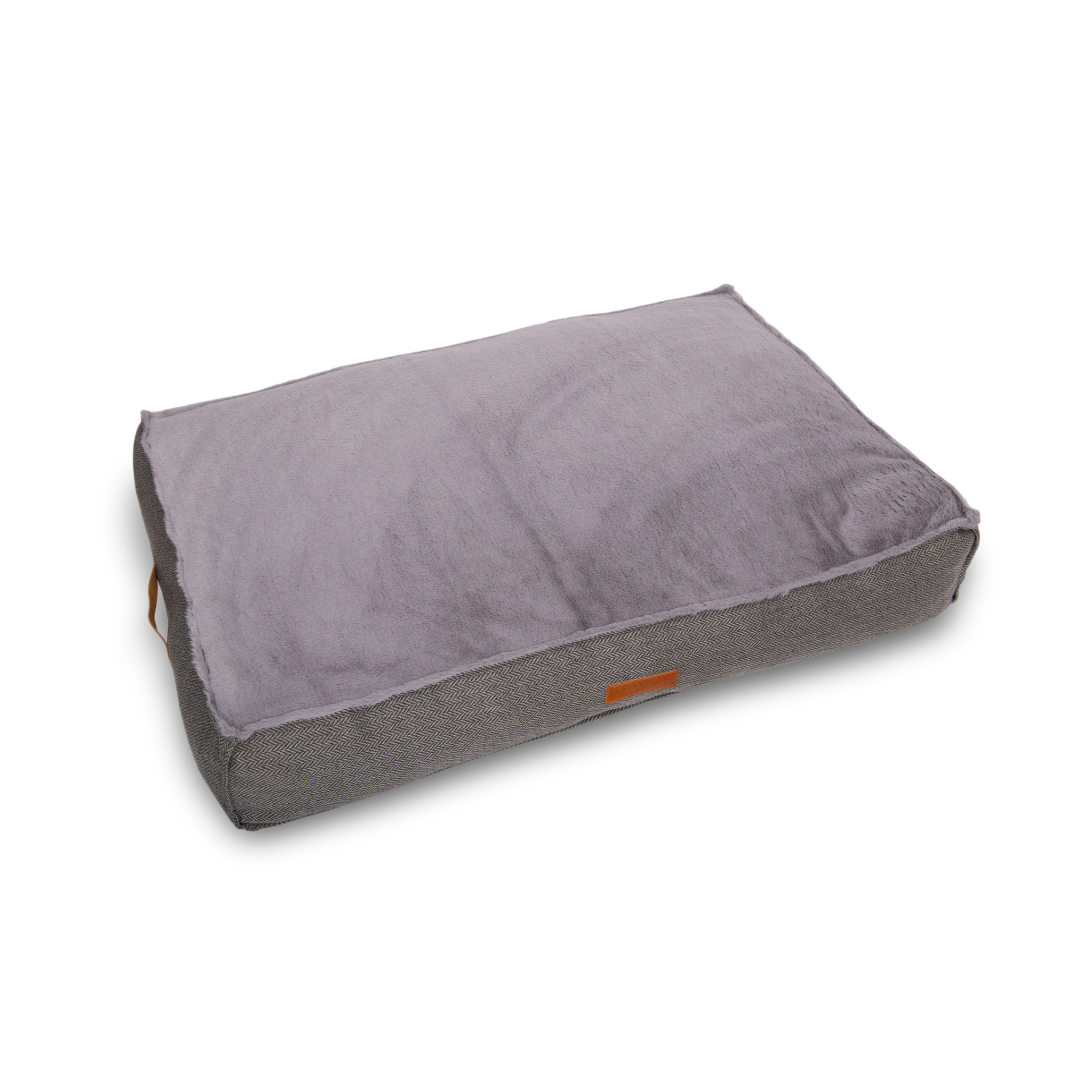 Herringbone Pillow Dog Bed | Balmoral