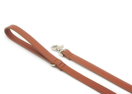 Brown Leather Dog Lead - Ralph & Co