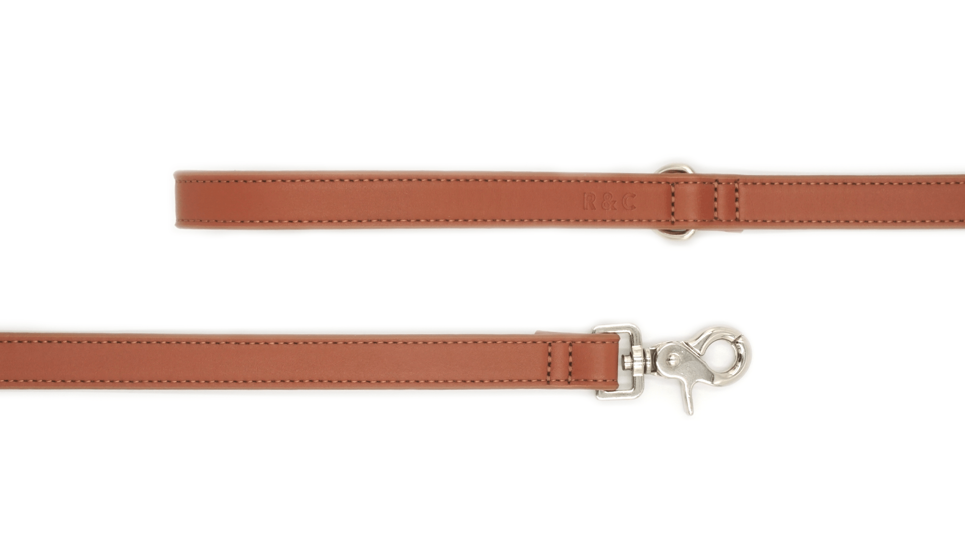 Brown Eco Leather Dog Lead - Ralph & Co