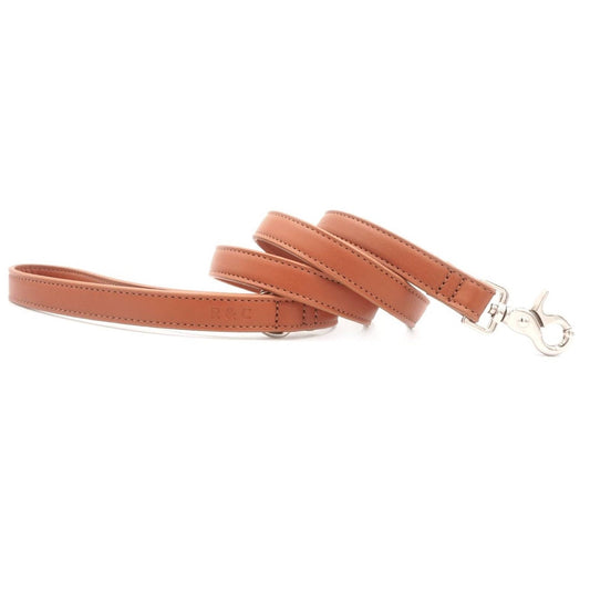 Brown Leather Dog Lead - Ralph & Co