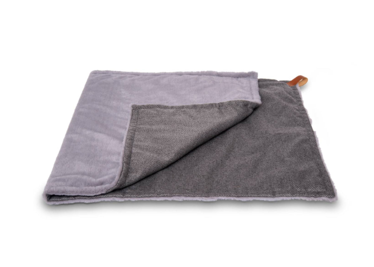 Dog Blanket Luxury Herringbone Fabric Machine Washable
