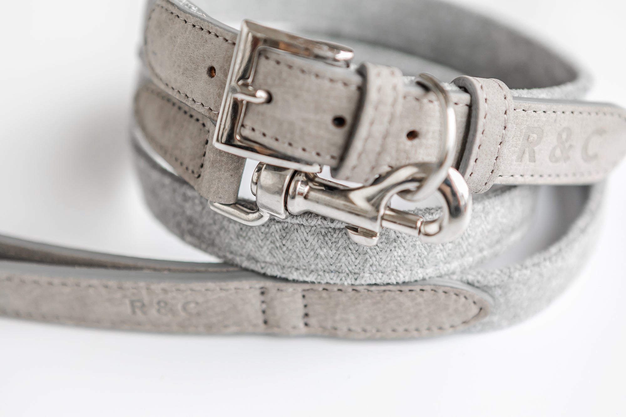 Fabric & Leather Collar - Dalton - Ralph & Co