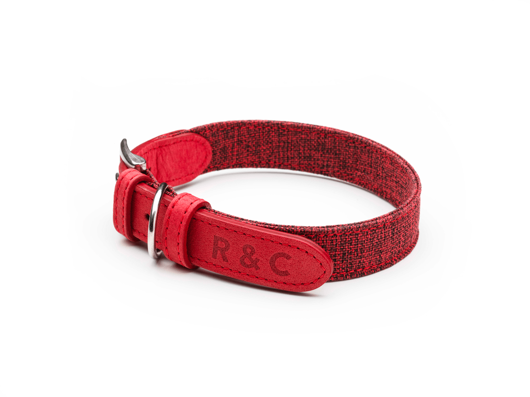 Fabric & Leather Collar - Etna - Ralph & Co