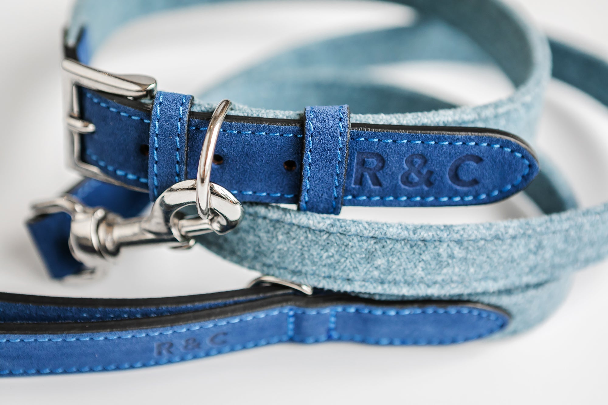 Fabric & Leather Collar - Rayleigh - Ralph & Co