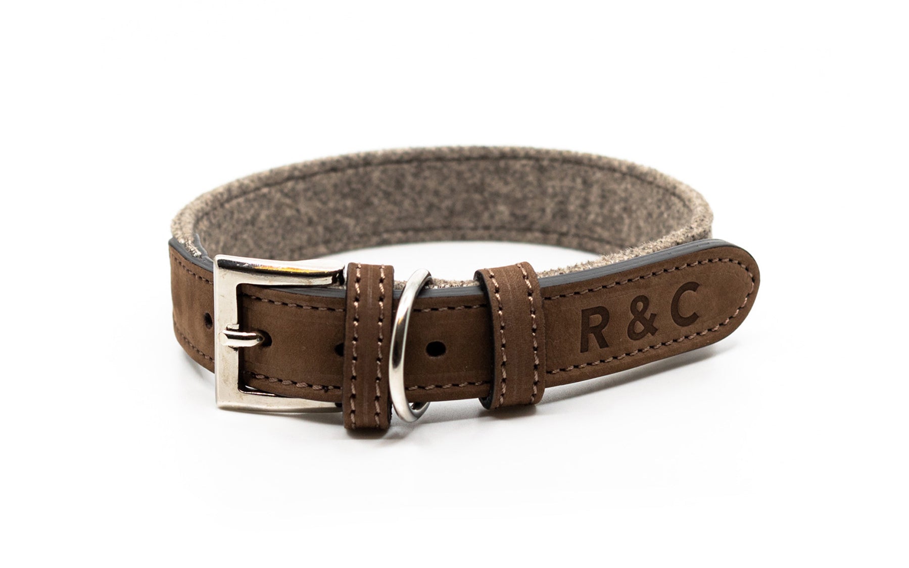 Fabric & Leather Collar - Sherbourne - Ralph & Co