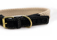 Load image into Gallery viewer, Flat Rope Dog Collar - Black - Ralph & Co
