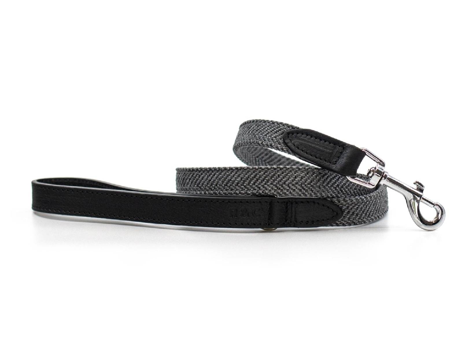 Herringbone & Leather Lead - Balmoral - Ralph & Co