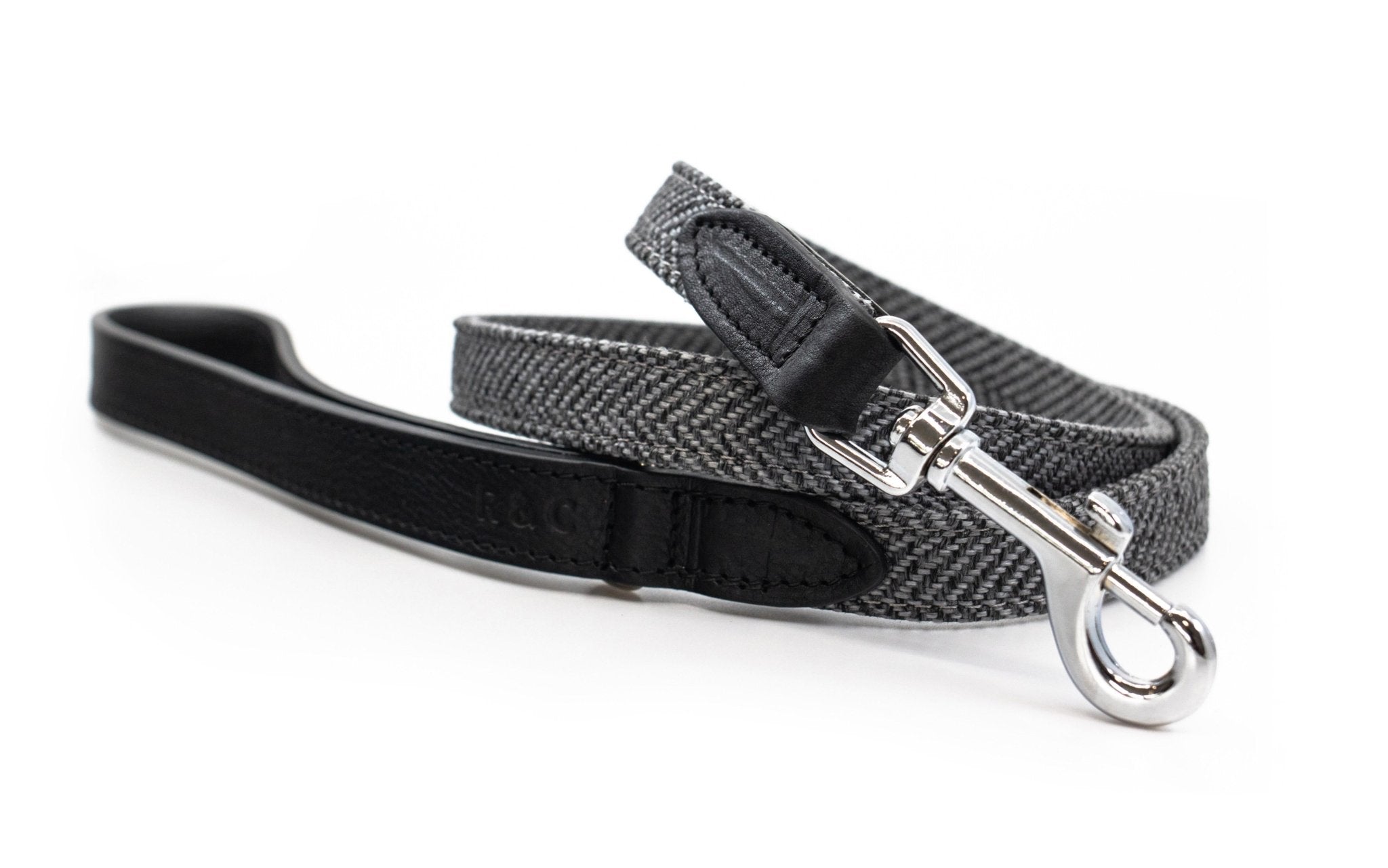 Herringbone & Leather Lead - Balmoral - Ralph & Co