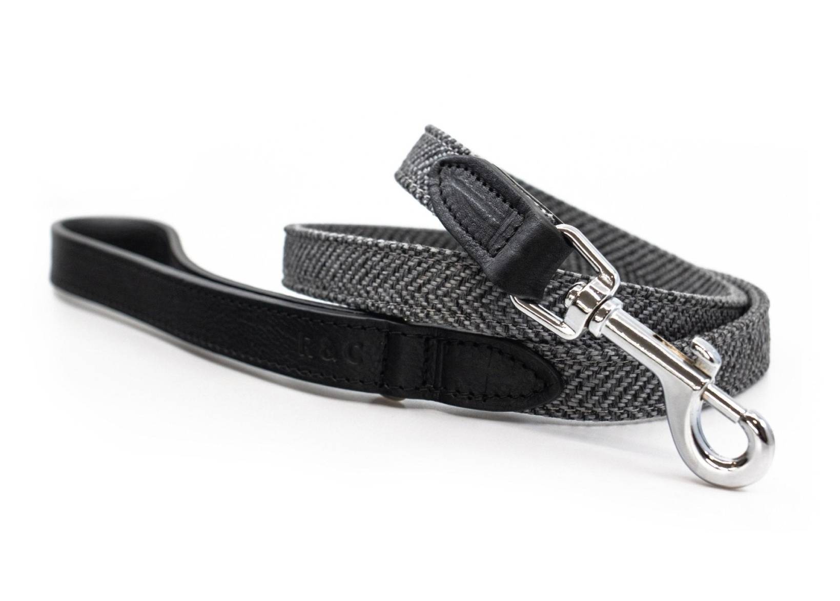 Herringbone & Leather Lead - Balmoral - Ralph & Co