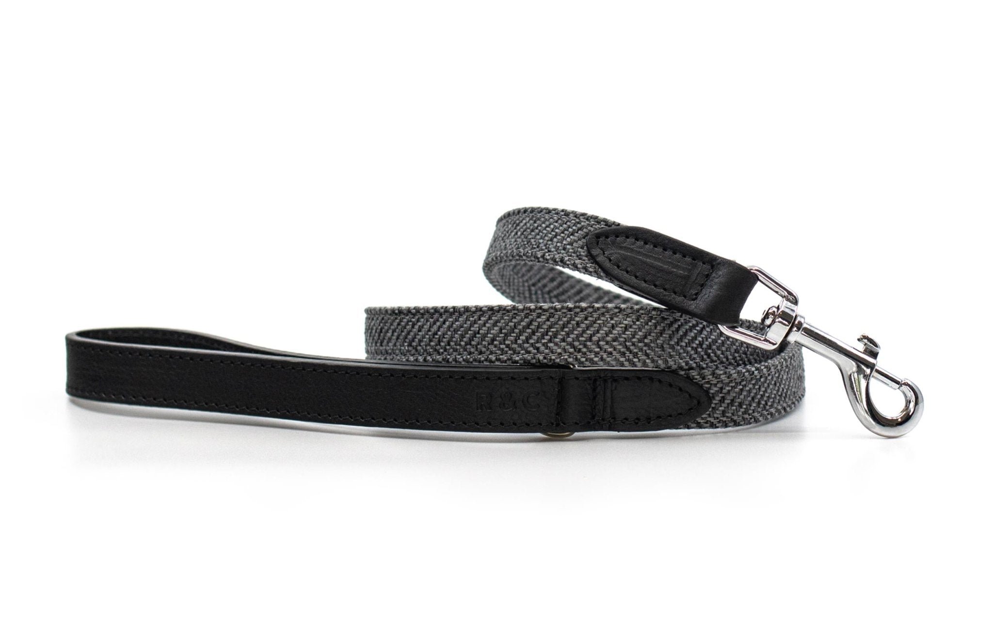 Herringbone & Leather Lead - Balmoral - Ralph & Co