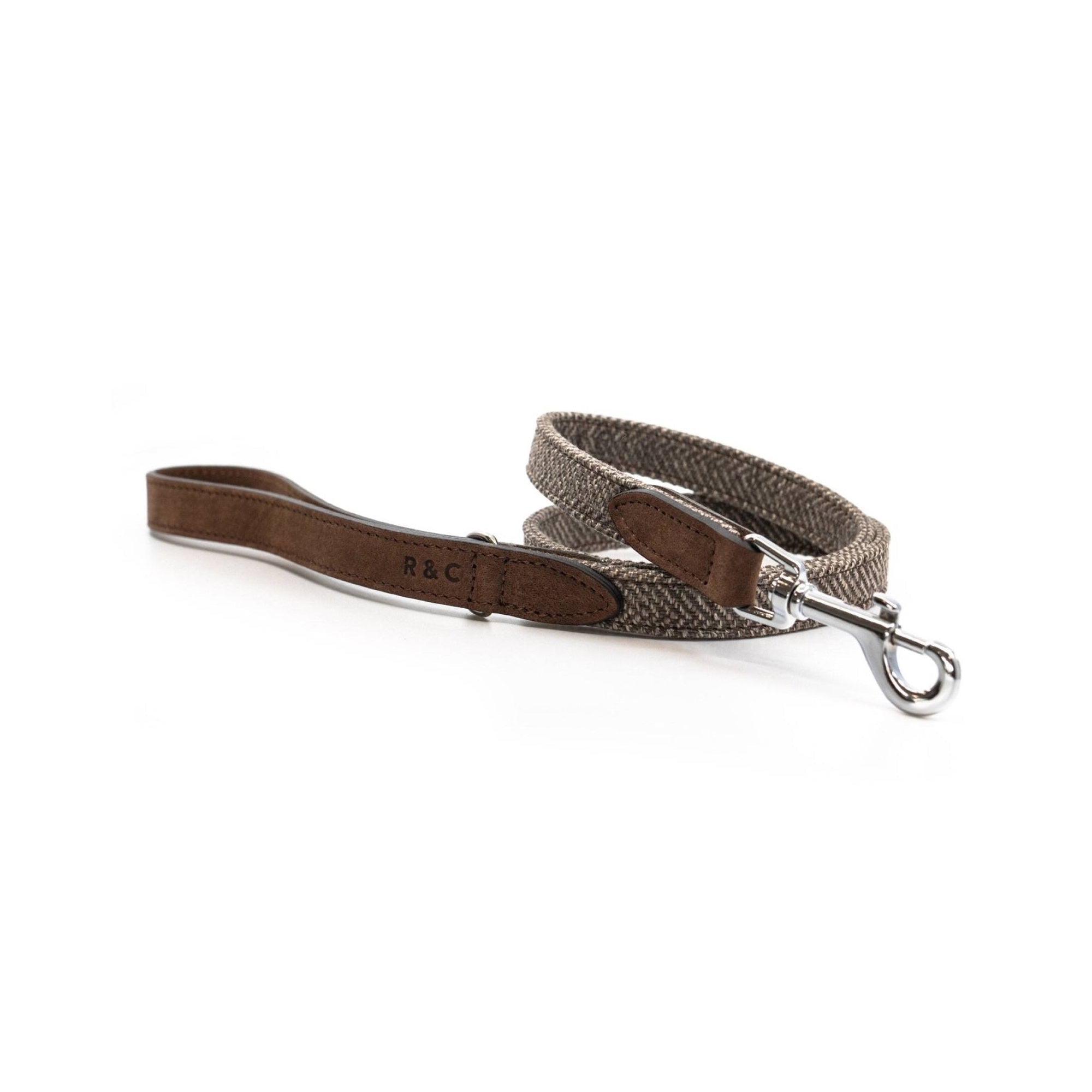 Herringbone & Leather Lead - Lincoln - Ralph & Co