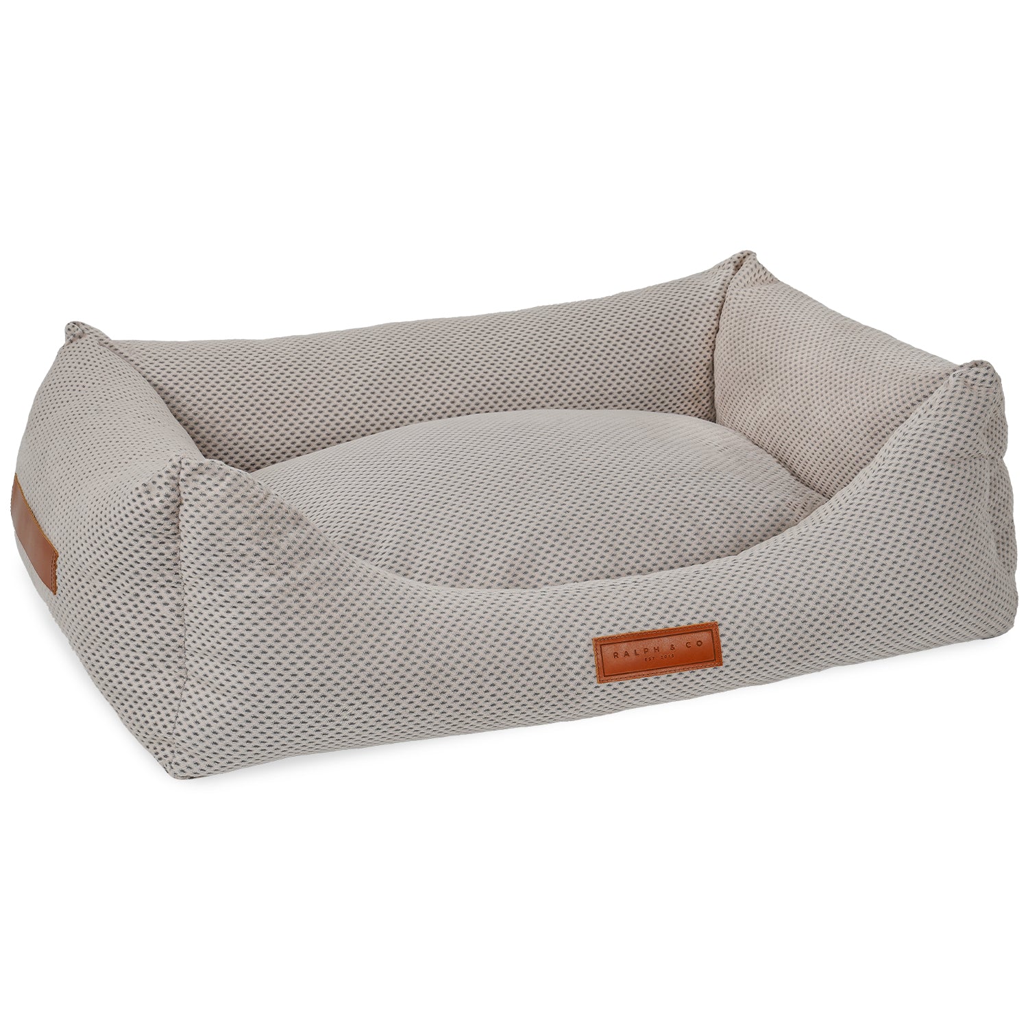 Luxury Beige Memory Foam Dog Bed - Ralph & Co