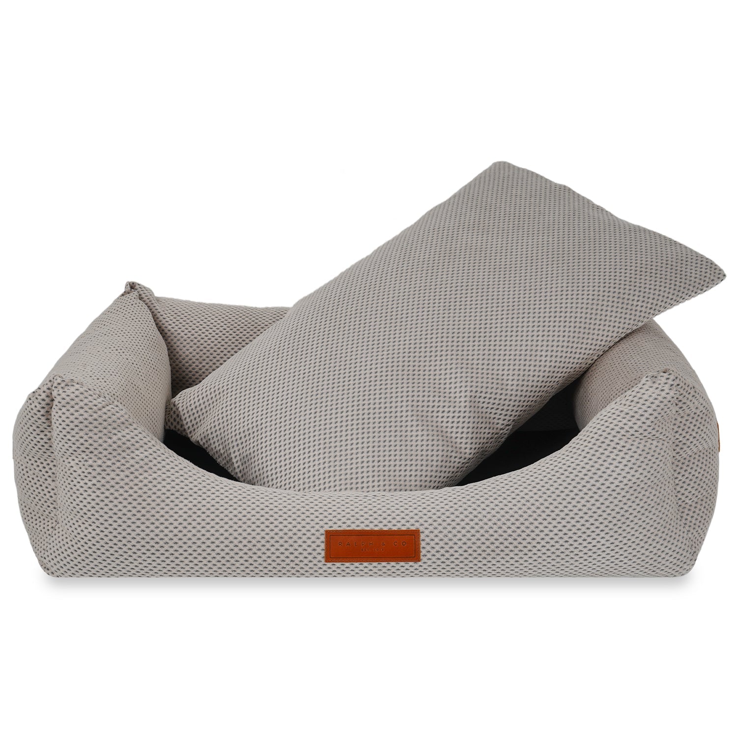 Luxury Beige Memory Foam Dog Bed - Ralph & Co