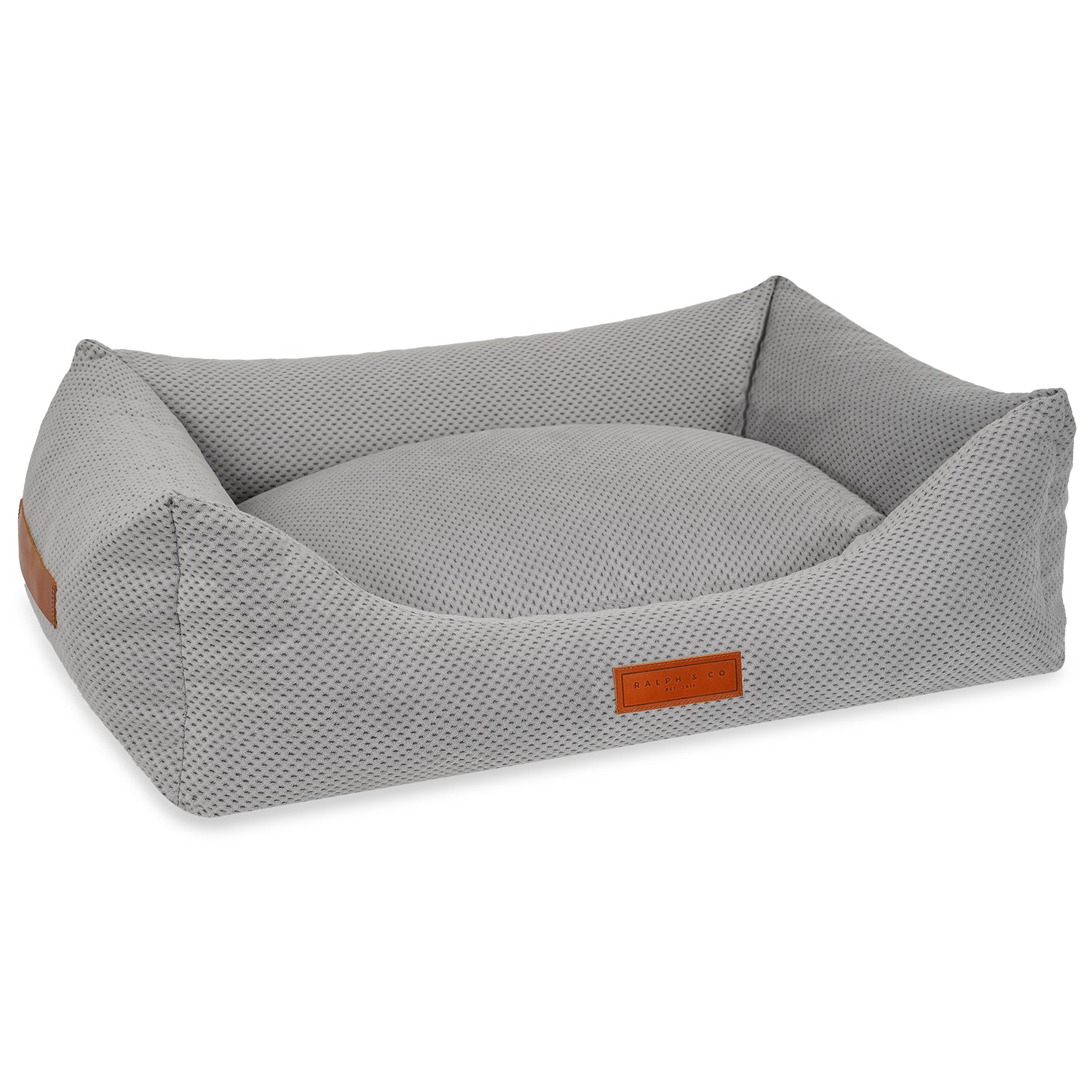 Luxury Grey Memory Foam Dog Bed - Ralph & Co