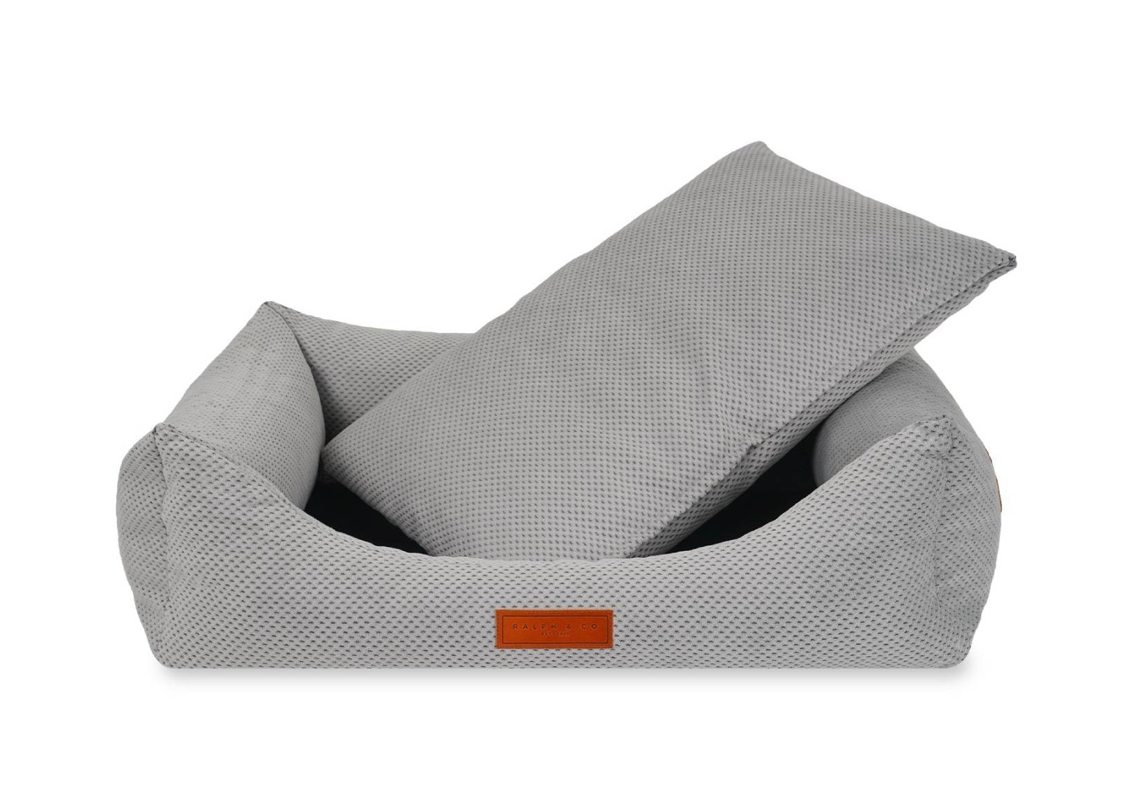 Luxury Memory Foam Dog Bed | Grey - Ralph & Co