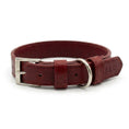 Load image into Gallery viewer, Oxblood Red Leather Dog Collar - Ralph & Co
