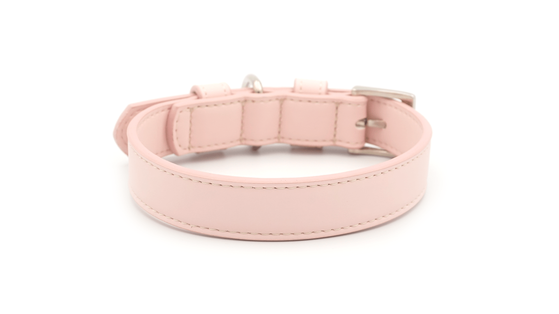 Pink Eco Leather Dog Collar - Ralph & Co