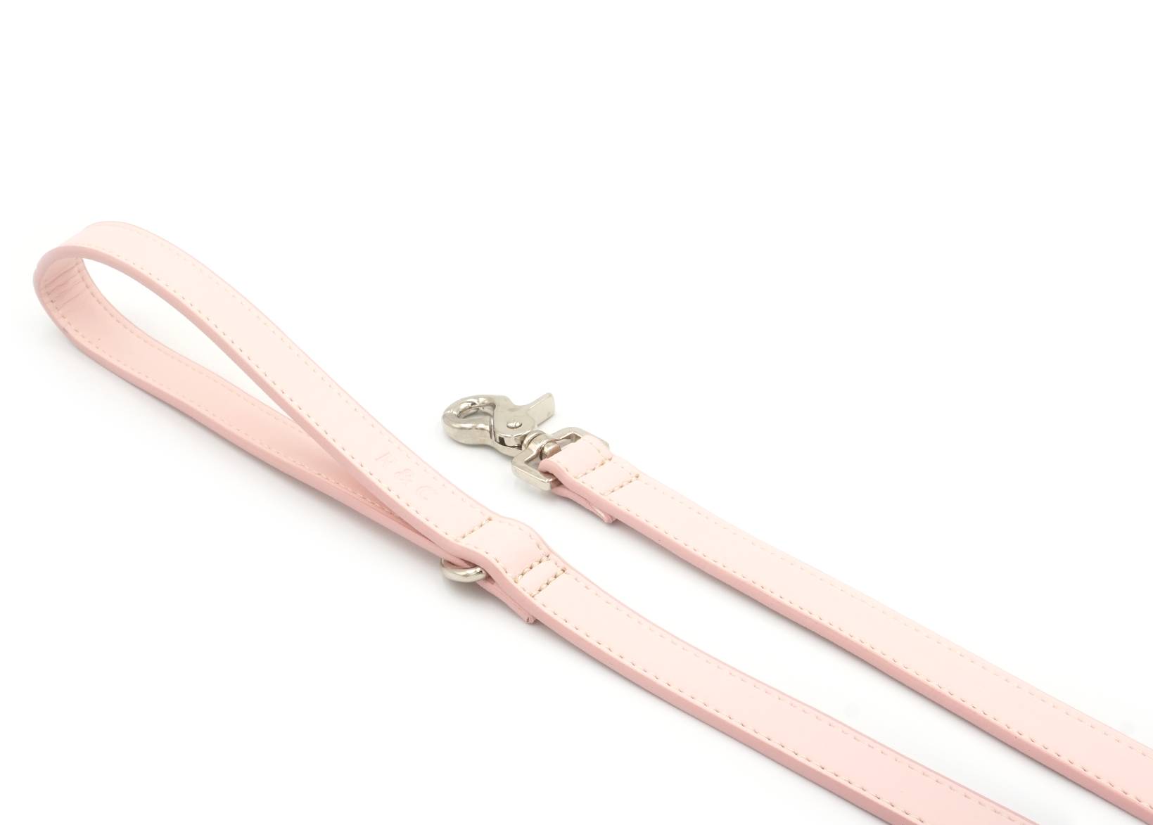 Pink Leather Dog Lead - Ralph & Co