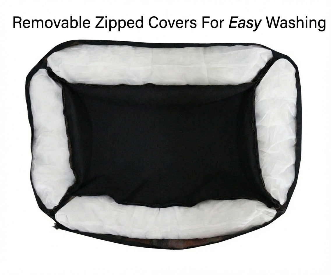 Luxury Tartan Dog Bed With Removable Covers | Marlow