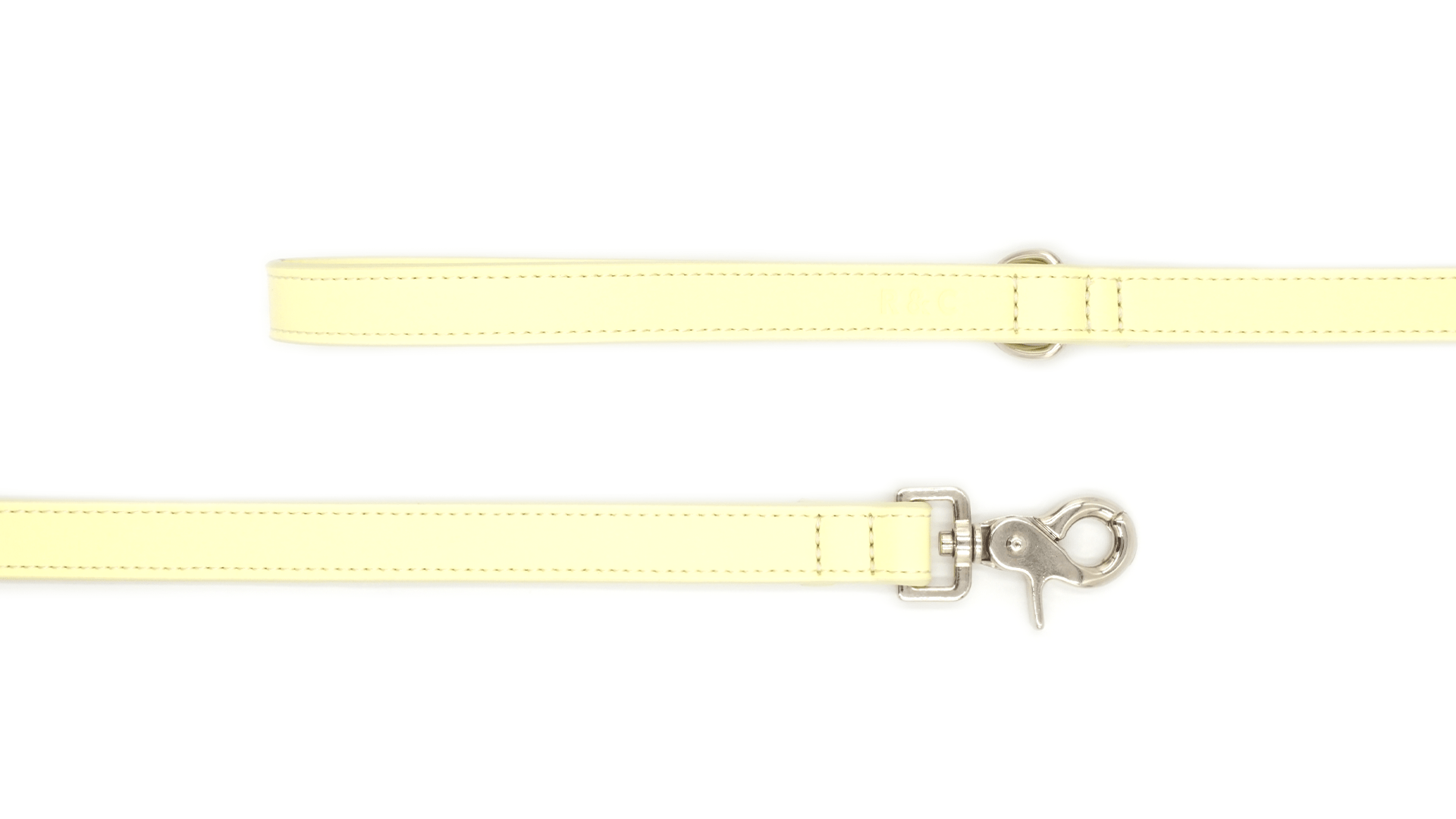 Yellow Leather Dog Lead - Ralph & Co