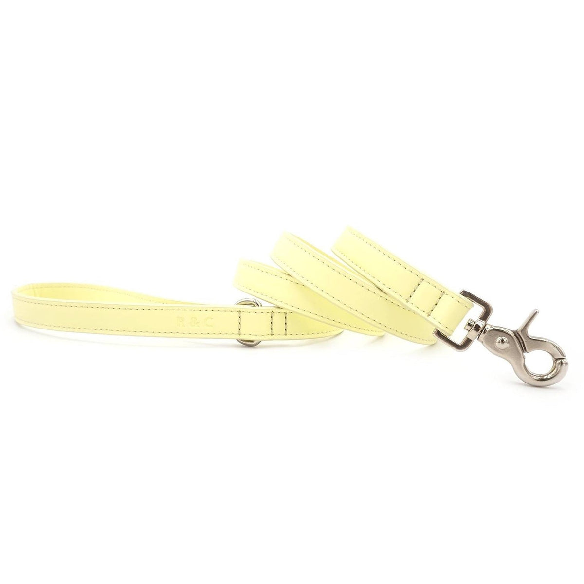 Yellow Leather Dog Lead - Ralph & Co
