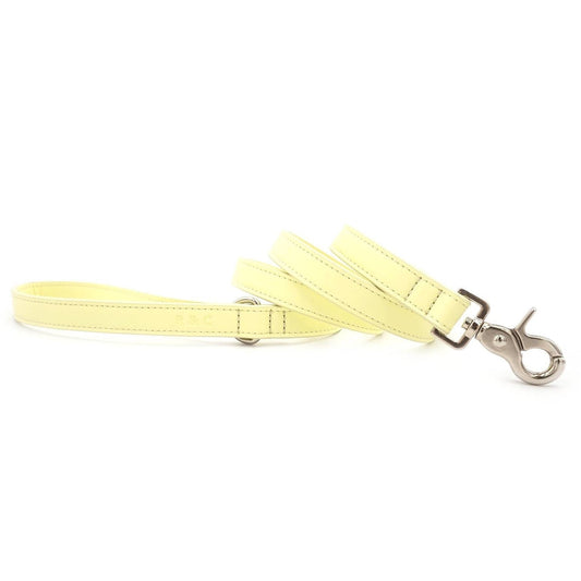 Yellow Leather Dog Lead - Ralph & Co