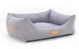 Grey Luxury Nest Dog Bed