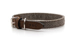 Herringbone & Leather Collar - Lincoln